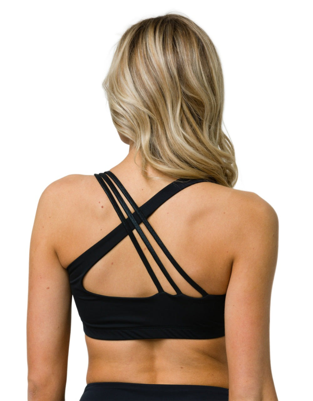Onzie Hot Yoga Aerial Bra 3752 - black - rear view